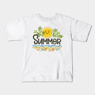 Summer Design, Summer Clothing, Summer vibe, Summer Sale Kids T-Shirt